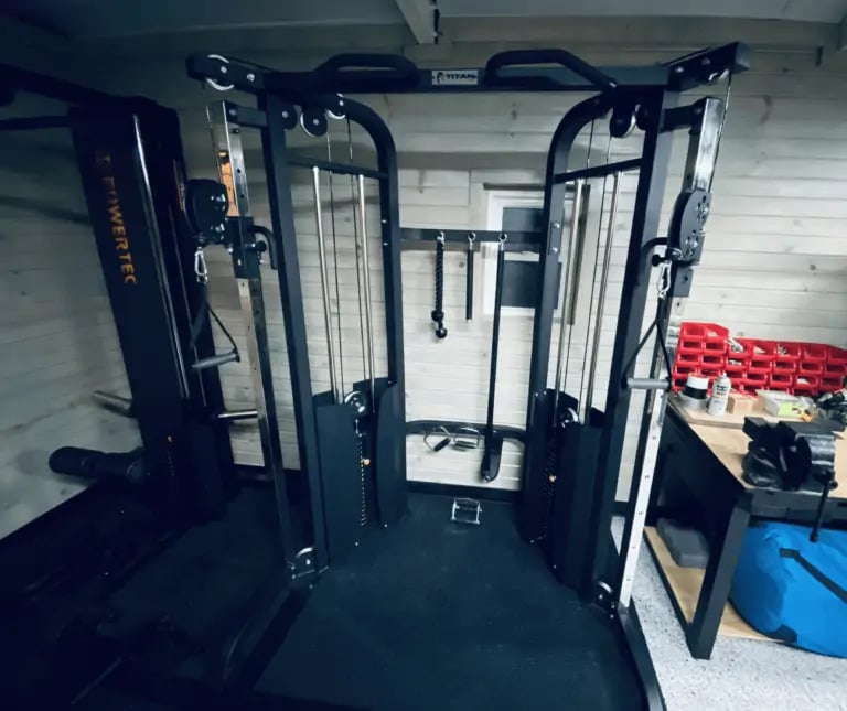 Titan Fitness Functional Trainer Full View